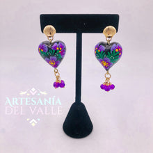 Load image into Gallery viewer, Los Aretes Violetas
