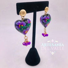 Load image into Gallery viewer, Los Aretes Violetas